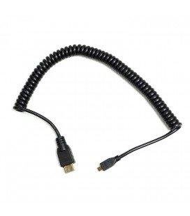 ATOMOS CABLE ESPIRAL MICRO HDMI A FULL HDMI ESPIRAL 30CM 