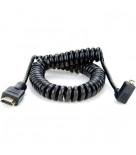 Cabo Átomo Micro HDMI para Full HDMI Curvado 50cm