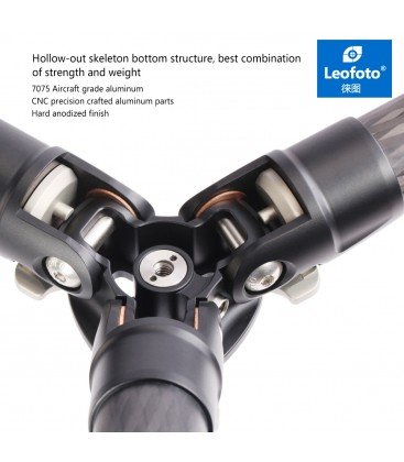 Leofoto Ls-223C Tripode Carbono Toray 10X