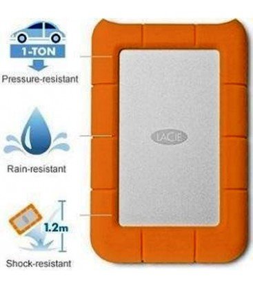 Lacie 2Tb Rugged Mini Portable Hard Drive