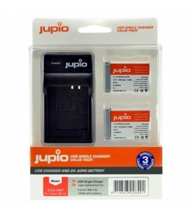 JUPIO KIT 2 PILES NB-13LC AVEC CHARGEUR USB