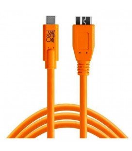 TETHER TOOLS CABLE USB-C 3.0 MICRO B 4.6M NARANJA