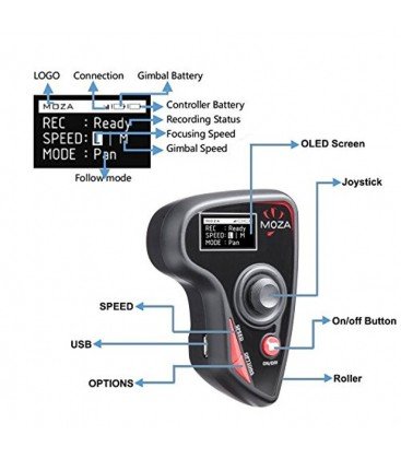 MOZA AIRCROSS + THUMB CONTROLLER WIRELESS
