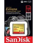 SANDISK COMPACT FLASH EXTREME 128GB (120 / 85MB / S)