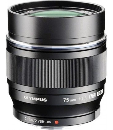 OLYMPUS 75MM 1: 1.8 MSC ED MICRO 4/3 SCHWARZ