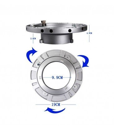 Godox Softbox 70X100Cms Sb-Fw70100 + Adaptador Bowens + Grid