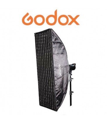 FENÊTRE GODOX 80X120CMS + GRILLE + ADAPTATEUR ELINCHROM SB-FE80120