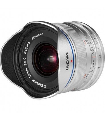 LAOWA 7.5MM F/2 MFT - VERSION STANDARD -PLATA