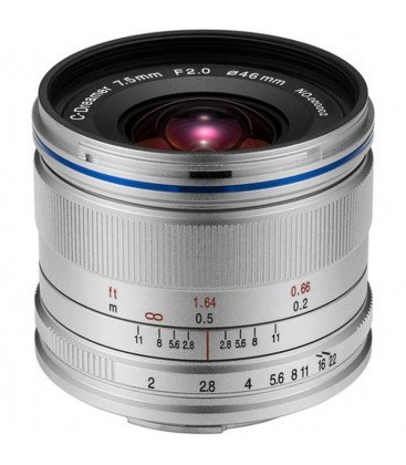Laowa 7.5Mm F/2 Mft - Versão Ultra Leve -Prata
