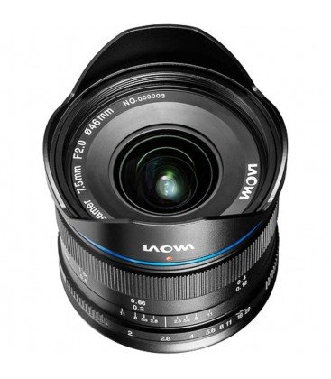 LAOWA 7.5MM F/2 MFT - VERSION STANDARD -NEGRO