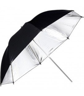PARAPLUIE PHOTTIX PRIX PARAPLUIE RÉFLÉCHISSANT 85CMS. ARGENT/NOIR