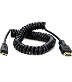 ATOMES ATOMCAB009 MINI HDMI A HDMI 50CMS. CÂBLE SPIRALÉ