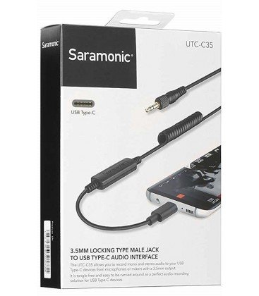 SARAMONIC UTC-C35 CONNECTOR A 3.5MM MALE A USB C