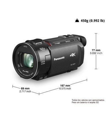 PANASONIC HC-VFX1E VIDEO CAMERA 4K CINEMATIC
