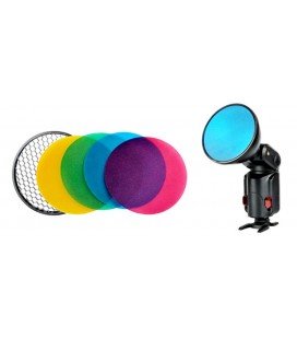 GODOX AD-S11 KIT DE FILTROS DE COLORES CON GRID PARA AD360II, AD360 y AD180