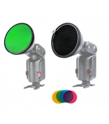 Godox Ad-S11 Kit De Filtros De Colores Con Grid Para Ad360Ii, Ad360 Y Ad180