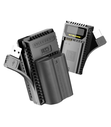NITECORE UNK2 CARICABATTERIE EN-EL15 DUAL(2BATTERIE) 1 USB