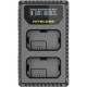 NITECORE USN1 CHARGER SONY NP-FW50 DUAL (2 BATTERIES 1 USB)