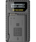 NITECORE UNK1 CARGADOR NIKON EN-EL14/14A/15 DUAL(2BATERIAS 1 USB)