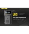 NITECORE UNK1 CARGADOR NIKON EN-EL14/14A/15 DUAL(2BATERIAS 1 USB)