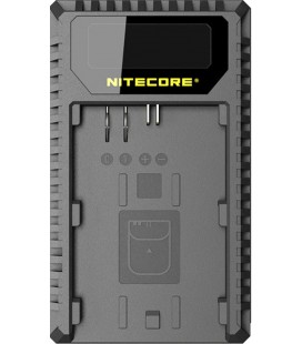 NITECORE UNC1 CARGADOR CANON LP-E6/6N/LP-E8 DUAL (2 BATERIAS 1 USB)