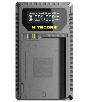 NITECORE UNK2 CARICABATTERIE EN-EL15 DUAL(2BATTERIE) 1 USB