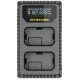NITECORE USN4 PRO CARICABATTERIE SONY NP-FZ100 DUAL (2 BATTERIE 1 USB)