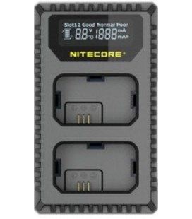 NITECORE USN4 PRO CARICABATTERIE SONY NP-FZ100 DUAL (2 BATTERIE 1 USB)