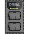 NITECORE USN1 CARGADOR SONY NP-FW50 DUAL (2 BATERIAS 1 USB)