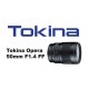 TOKINA OPERA 50MM F/1.4 FF CANON E