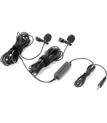 SARAMONIC LAVMICRO 2M MICROFONE LAPELA DE CABEÇA DUPLA