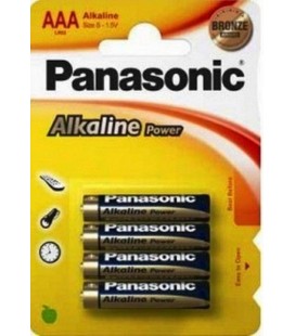 PANASONIC LR6 AA PACK 4 PILAS ALKALINAS