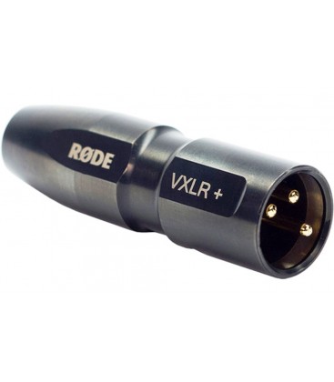 RODE VXLR PLUS ADAPTADOR TRS 3.5MM HEMBRA-XLR MACHO CON CONVERSOR DE VOLTAJE