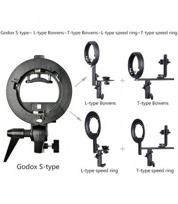GODOX adapter SPEEDLITE to Bowens type S