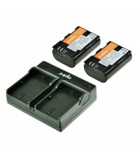 JUPIO DOPPIO CARICATORE + 2 LP-E6N KIT RIF. CCA1004