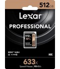 LEXAR  SDXC 512 GB 95M/S UHS-I 633x