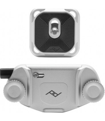 PEAK DESIGN CAPTURE CLIP V3 CON ZAPATA PLATA