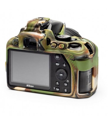 EASYCOVER CAPA PROTETORA PARA A NIKON D3500 PRETA (INCLUI PROTETOR DE TELA LCD)