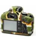 EASYCOVER FUNDA PROTECTORA PARA LA CANON EOS 4000D CAMUFLAJE (INCLUYE PROTECTOR DE PANTALLA LCD)