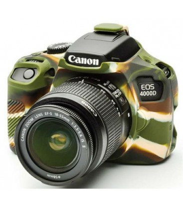 EASYCOVER SCHUTZABDECKUNG FÜR CANON EOS 4000D CAMOUFLAGE (INBEGRIFFEN LCD-BILDSCHIRMSCHUTZ)
