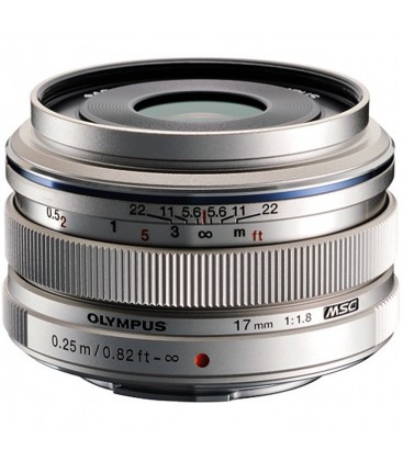 OLYMPUS M. ZUIKO 17MM F1.8 ARGENTO