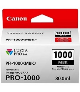 CANON TINTA PFI-1000 MBK NEGRO MATE 80ML