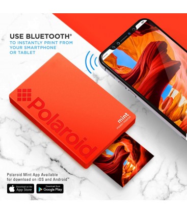 POLAROID MINT RED MOBIL PRINTER