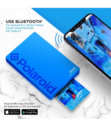 POLAROID MINT PRINTER MOBIL BLUE