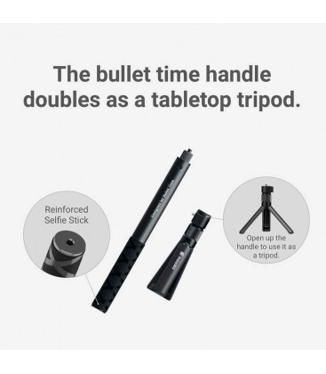 INSTA 360 KIT BULLET TEMPS BUNDLE SELFIE + TRIPODE DE X UN ET UN