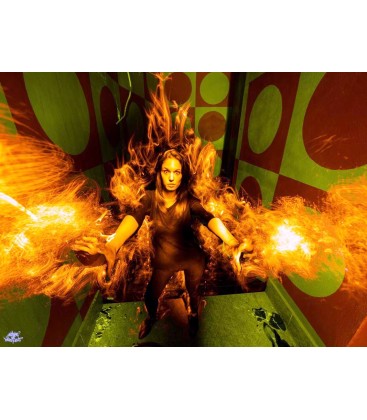 LUMINOSITÉ P BROSSE À FIBRE OPTIQUE NOIRE