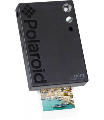 POLAROID MINT INSTANT CAMERA WITH PRINTER INCORPORATED - BLACK