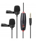 LENSGO LYM-DM1 MICROPHONE À CONDENSATEUR 2 EN 1 - 6MTS.