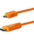 TETHER CABLE AIR DIRECT USB-C A USB2.0 MINI B 8PIN 2PK