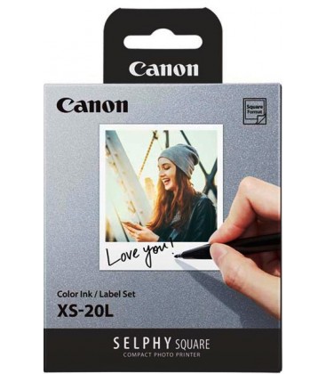 CANON SELPHY PAPER AND INK PACK XS-20L - 20 SHEETS